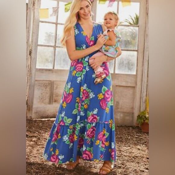 Matilda Jane Size XS sleeveless floral maxi dress. - Picture 3 of 12